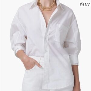 White Button-Up Shirt